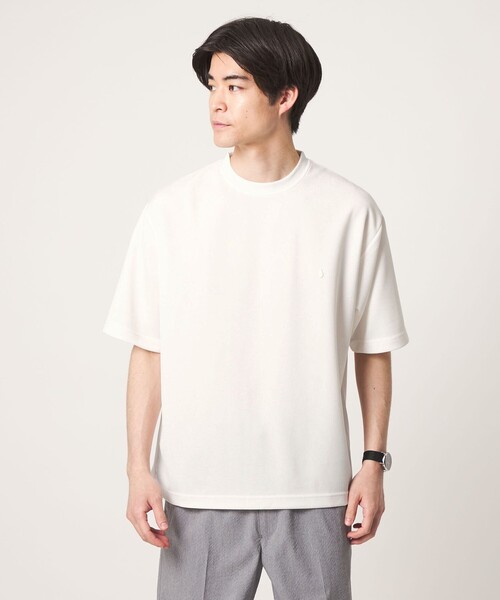 〈WEB限定〉 JUST fit 刺繍ロゴ 半袖Tシャツ - UVカット・吸水速乾 -