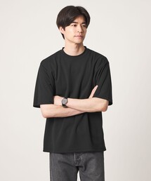 WEB限定】JUST fit ウールライク ボックス シルエット 半袖 シャツ