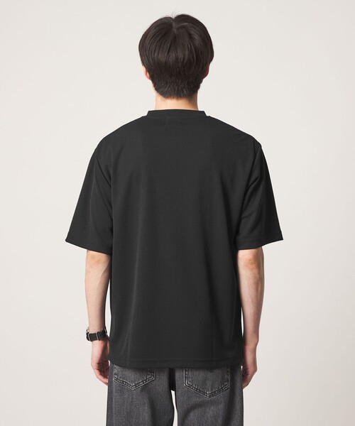 green label relaxing(グリーンレーベルリラクシング)の「【WEB限定】JUST fit 刺繍ロゴ 半袖 Tシャツ -UVカット・吸水速乾-(Tシャツ/カットソー・メンズ・ホワイト/ライトグレー/ブラック・M/L/S/XL)」の6枚目の写真
