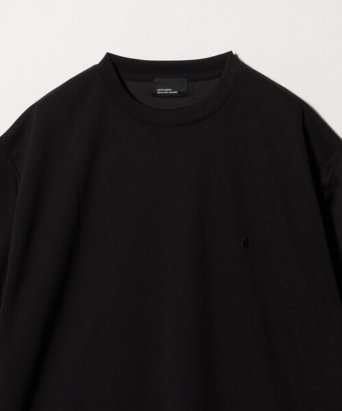 green label relaxing(グリーンレーベルリラクシング)の「【WEB限定】JUST fit 刺繍ロゴ 半袖 Tシャツ -UVカット・吸水速乾-(Tシャツ/カットソー・メンズ・ホワイト/ライトグレー/ブラック・M/L/S/XL)」の14枚目の写真