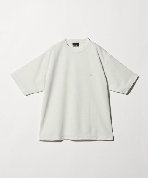 green label relaxing(グリーンレーベルリラクシング)の「【WEB限定】JUST fit 刺繍ロゴ 半袖 Tシャツ -UVカット・吸水速乾-(Tシャツ/カットソー・メンズ・ホワイト/ライトグレー/ブラック・M/L/S/XL)」の16枚目の写真