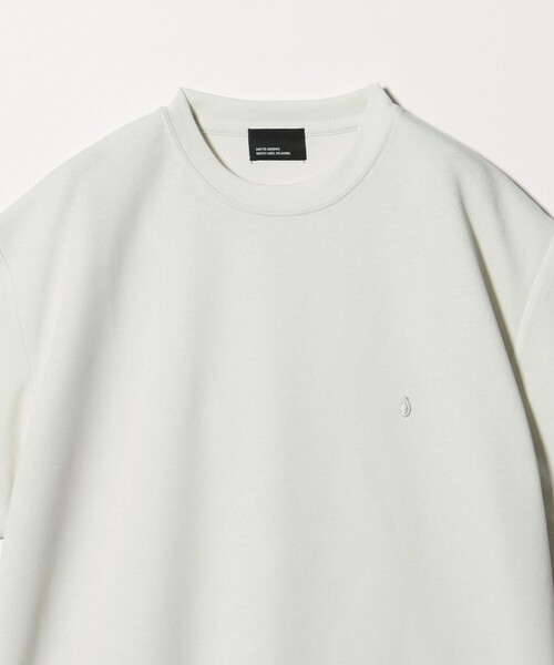 green label relaxing(グリーンレーベルリラクシング)の「【WEB限定】JUST fit 刺繍ロゴ 半袖 Tシャツ -UVカット・吸水速乾-(Tシャツ/カットソー・メンズ・ホワイト/ライトグレー/ブラック・M/L/S/XL)」の18枚目の写真