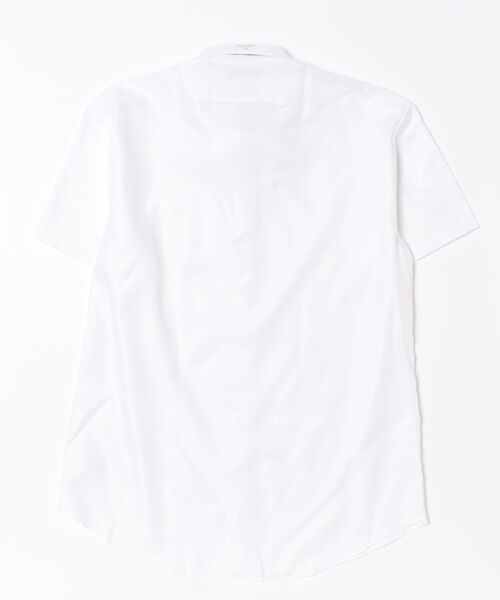 TOKYO SHIRTS（トウキョウシャツ）の「【超形態安定】【接触冷感】 形態安定ノンアイロン ボタンダウン 半袖ビジネスワイシャツ （大きいサイズ）（ビジネスシャツ・メンズ・ホワイト・首回り45cm/首回り47cm）」の7枚目の写真