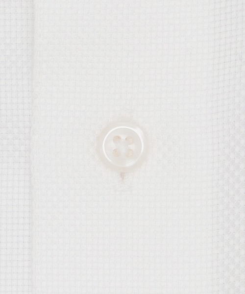 TOKYO SHIRTS（トウキョウシャツ）の「【超形態安定】【接触冷感】 形態安定ノンアイロン ボタンダウン 半袖ビジネスワイシャツ （大きいサイズ）（ビジネスシャツ・メンズ・ホワイト・首回り45cm/首回り47cm）」の4枚目の写真