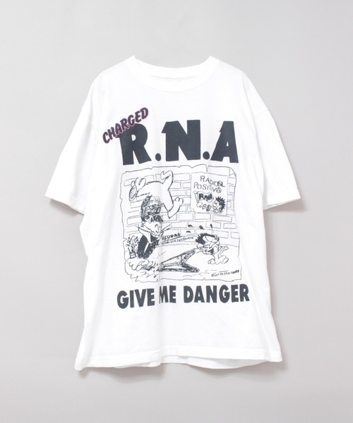 RNA（アールエヌエー）の「M2727 キャットギタープリントT（Tシャツ/カットソー・レディース・パープル/ブラック/ホワイト・MEDIUM）」の7枚目の写真