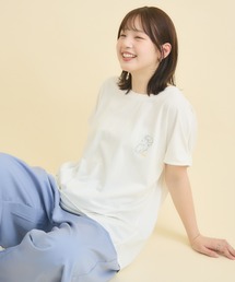 meeny miny | 【おひさま牧場】  ｢バク｣ワンポイント刺繍Tシャツ(Tシャツ/カットソー)