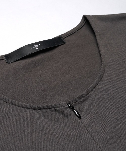 NO ID.(ノーアイディ)の「【NO ID.】Half ZIP Sleeveless Pullover / ハーフ ZIP スリーブレス プルオーバー(Tシャツ/カットソー・メンズ・ホワイト/ブラック/グレー・ONE SIZE)」の14枚目の写真