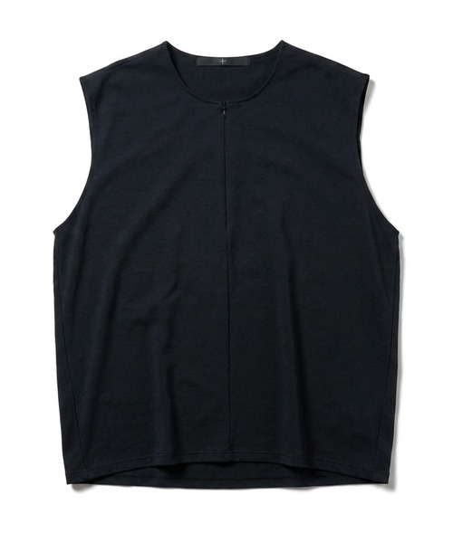 NO ID.(ノーアイディ)の「【NO ID.】Half ZIP Sleeveless Pullover / ハーフ ZIP スリーブレス プルオーバー(Tシャツ/カットソー・メンズ・ホワイト/ブラック/グレー・ONE SIZE)」の10枚目の写真
