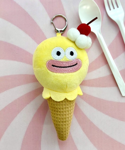 WEGO/激うま!アイスクリームモンスターぬいぐるみキーホルダー