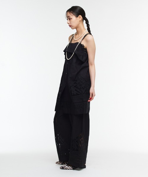 Narcissus(ナルシス)の「【Narcissus】カットワーク刺繍ワンピース チュニック 2WAY(チュニック・レディース・ホワイト/ブラック・FREE)」の9枚目の写真