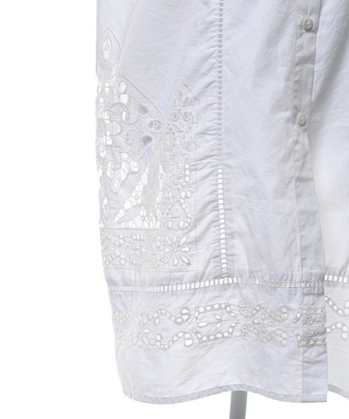 Narcissus(ナルシス)の「【Narcissus】カットワーク刺繍ワンピース チュニック 2WAY(チュニック・レディース・ホワイト/ブラック・FREE)」の20枚目の写真