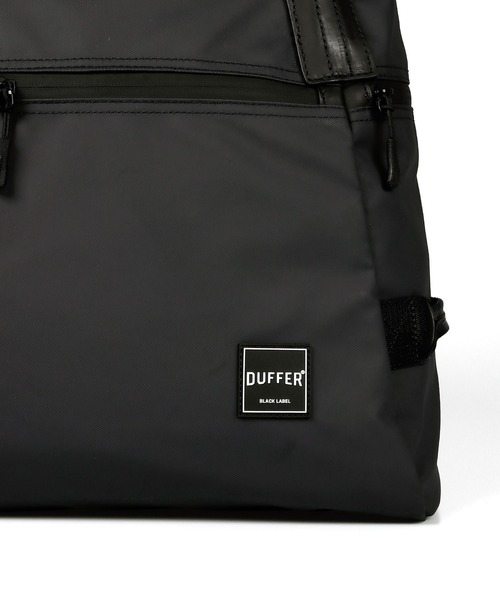 The DUFFER of ST.GEORGE（ザダファーオブセントジョージ）の「〔BLACK LABEL〕2WAY GYM BAG：2ウェイ ジムバッグ（ショルダーバッグ・メンズ・ブラック・F）」の7枚目の写真
