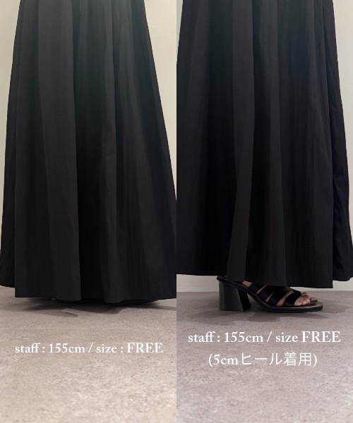 flaeu(フラユ)の「Lace Gather Dress(ワンピース・レディース・ホワイト/ブラック・FREE)」の12枚目の写真