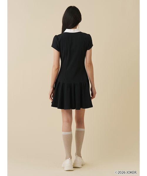 SNIDEL（スナイデル）の「【PINGU(TM)】ポロカットミニワンピース（ワンピース・レディース・アイボリー/ブラック/ネイビー・F）」の5枚目の写真