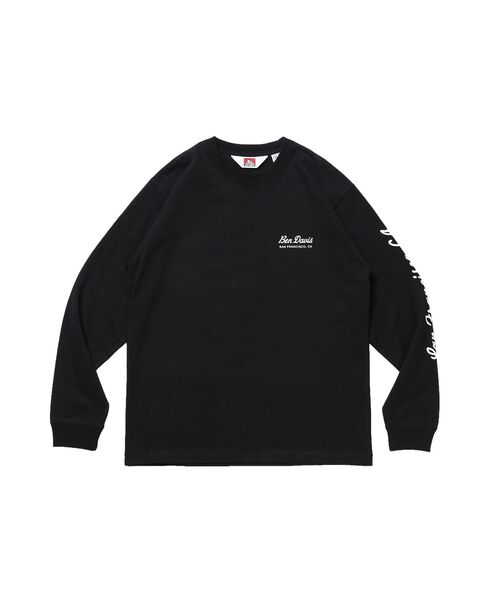 BEN DAVIS(ベンデイビス)の「【BEN DAVIS】GRAPHIC L/S TEE (REG) / ロンT ユニセックス レギュラーフィット 長袖 ラバープリント(Tシャツ/カットソー・メンズ・ネイビー/ホワイト/ブラック・MEDIUM/LARGE/X-LARGE)」の17枚目の写真