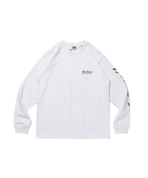 BEN DAVIS(ベンデイビス)の「【BEN DAVIS】GRAPHIC L/S TEE (REG) / ロンT ユニセックス レギュラーフィット 長袖 ラバープリント(Tシャツ/カットソー・メンズ・ネイビー/ホワイト/ブラック・MEDIUM/LARGE/X-LARGE)」の22枚目の写真