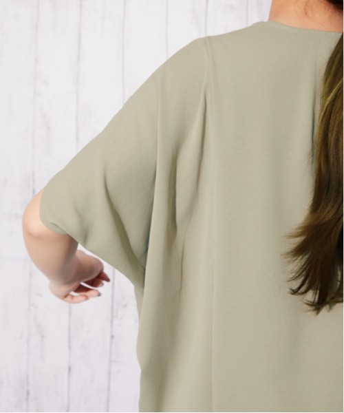 GORGE(ゴージ)の「《ドルマン・体型カバー》カットソー/カジュアル/春夏秋/全3色(Tシャツ/カットソー・レディース・ブラック/カーキ/オフホワイト・F)」の17枚目の写真