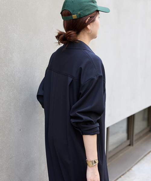 JOURNAL STANDARD(ジャーナルスタンダード)の「《追加》ウーリッシュツイルハーフジップワンピース(ワンピース・レディース・チャコールグレー/ネイビー・FREE)」の19枚目の写真