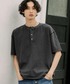 Bleme（ブレム）の「ヴィンテージデザイン ヘンリーネック Tシャツ（Tシャツ/カットソー・XL）」