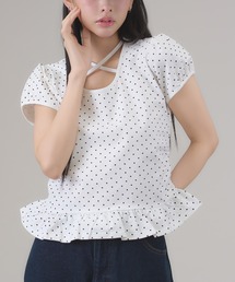 スソフリルチョーカーＴシャツ