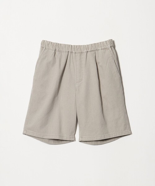 A DAY IN THE LIFE UNITED ARROWS(アデイインザライフユナイテッドアローズ)の「フェード ツイル 1プリーツ バギーショーツ<A DAY IN THE LIFE>(その他パンツ・メンズ・ベージュ/ブラック/その他1・L/M)」の9枚目の写真