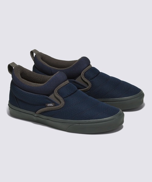 VANS(バンズ)の「スリッポン ミッド / Slip-On Mid COZY MESH PARISIAN VN0009QUJDU1(スリッポン・メンズ・ネイビー・4.5/4)」の2枚目の写真
