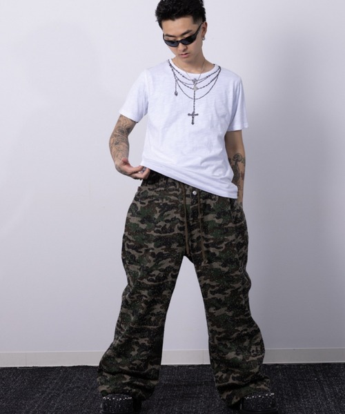 CREO STORE(クレオストア)の「Ruin Texture Graphic Tee/ルインテクスチャーグラフィックTシャツ(Tシャツ/カットソー・メンズ・ホワイト/ブラック・1/2)」の5枚目の写真