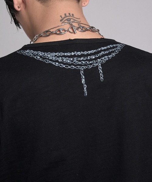 CREO STORE(クレオストア)の「Ruin Texture Graphic Tee/ルインテクスチャーグラフィックTシャツ(Tシャツ/カットソー・メンズ・ホワイト/ブラック・1/2)」の13枚目の写真