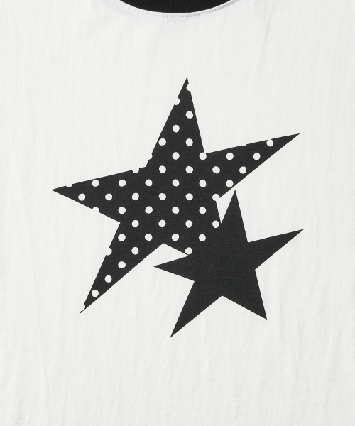 AMOU（アモウ）の「Two Star Ringer T-shirts WHITE（Tシャツ/カットソー・レディース・その他・W/3/2）」の14枚目の写真
