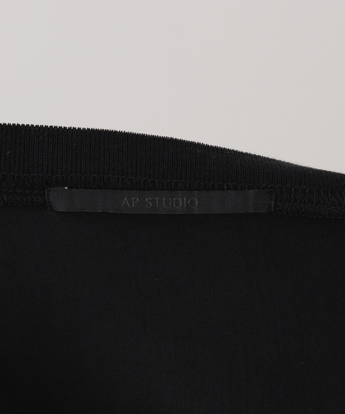 AP STUDIO(エーピーストゥディオ)の「カウチワンピース(ワンピース・レディース・ブラック/キャメル・38/36)」の12枚目の写真