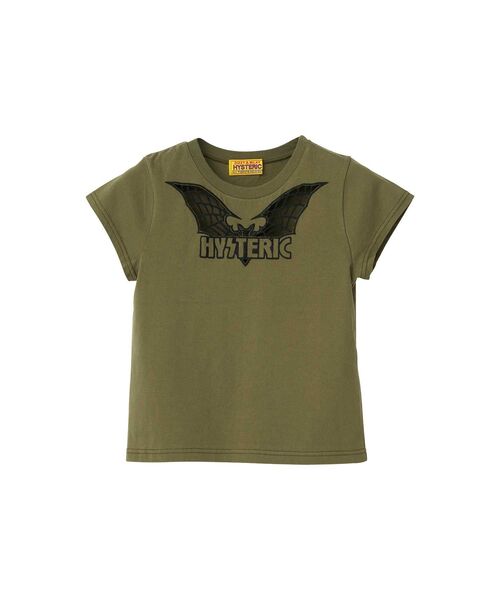 ヒステリックグラマー　BAT WEB刺繍 チビTシャツ　トップス BAT WEB刺繍 チビTシャツ（Tシャツ/カットソー）｜HYSTERIC GLAMOUR