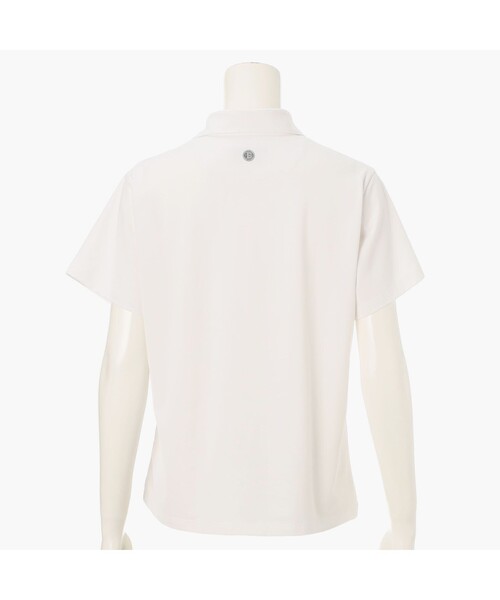 BRIEFING(ブリーフィング)の「WOMEN’S SIDE TWISTED SKIPPER SHIRT(リラックスフィット)(Tシャツ/カットソー・レディース・ホワイト・M)」の2枚目の写真