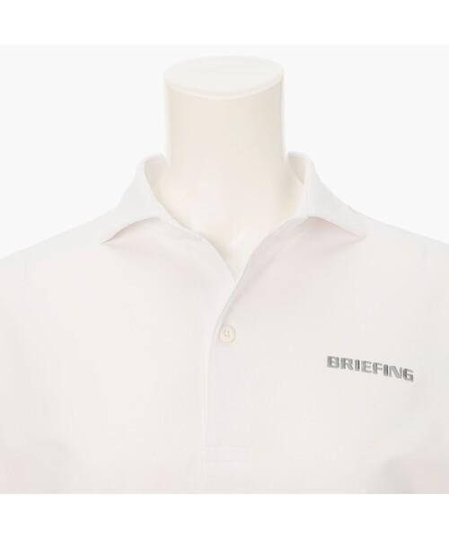 BRIEFING(ブリーフィング)の「WOMEN’S SIDE TWISTED SKIPPER SHIRT(リラックスフィット)(Tシャツ/カットソー・レディース・ホワイト・M)」の4枚目の写真