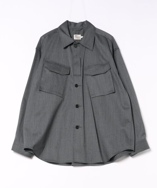 Traditional Weatherwear(トラディショナルウェザーウェア)の「SHIRT 004(Tシャツ/カットソー・メンズ・トップグレー/ネイビー・S/M/L)」の2枚目の写真