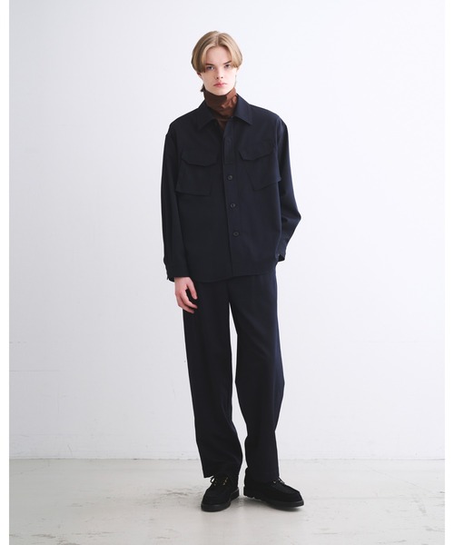 Traditional Weatherwear(トラディショナルウェザーウェア)の「SHIRT 004(Tシャツ/カットソー・メンズ・トップグレー/ネイビー・S/M/L)」の5枚目の写真