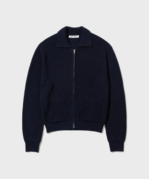 INTEMPOMOOD(インテンポムード)の「モノトーンフルジップニット_ネイビー(カーディガン/ボレロ・レディース・ネイビー・MEDIUM/LARGE/X-LARGE)」の21枚目の写真