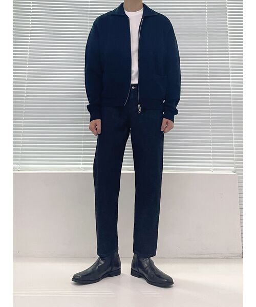 INTEMPOMOOD(インテンポムード)の「モノトーンフルジップニット_ネイビー(カーディガン/ボレロ・レディース・ネイビー・MEDIUM/LARGE/X-LARGE)」の11枚目の写真