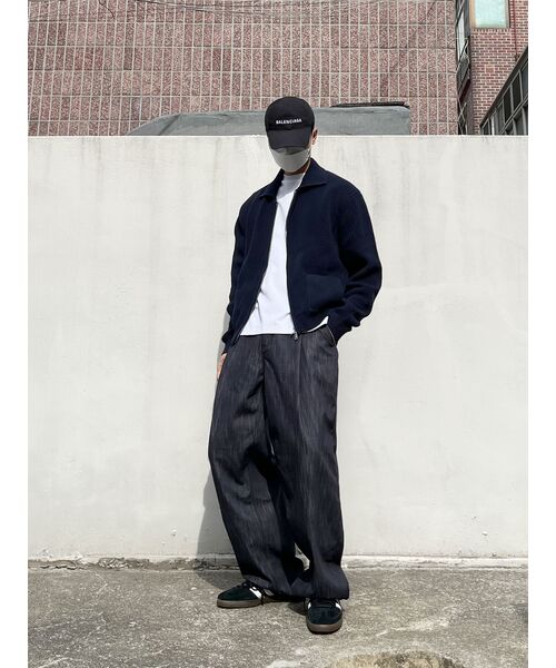 INTEMPOMOOD(インテンポムード)の「モノトーンフルジップニット_ネイビー(カーディガン/ボレロ・レディース・ネイビー・MEDIUM/LARGE/X-LARGE)」の12枚目の写真