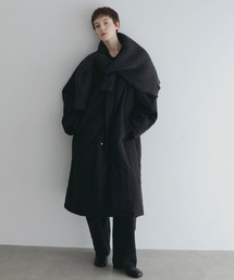 anuke | Padded Soutiencollar Coat(ステンカラーコート)