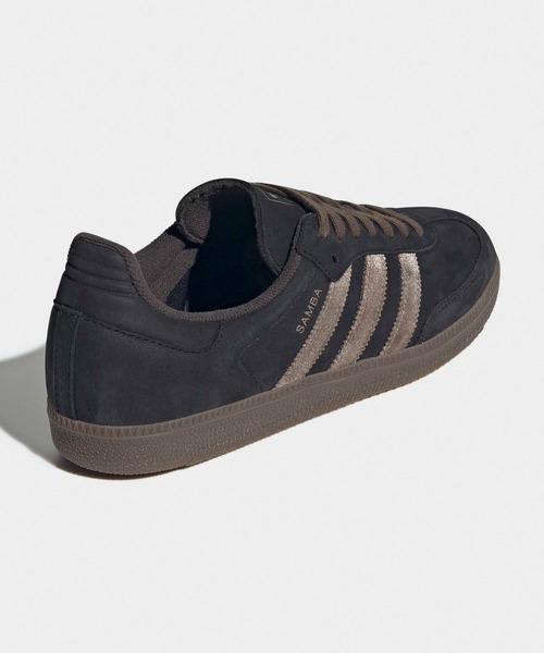 adidas(アディダス)の「adidas/アディダス SAMBA OG サンバ スリーストライプス サイドライン 配色 スニーカー レースアップ フラット メンズ レディース 2026年秋冬 秋物(スニーカー・メンズ・ブラック×グレー・23/24/25/27/28/26.5/27.5/24.5/23.5)」の7枚目の写真