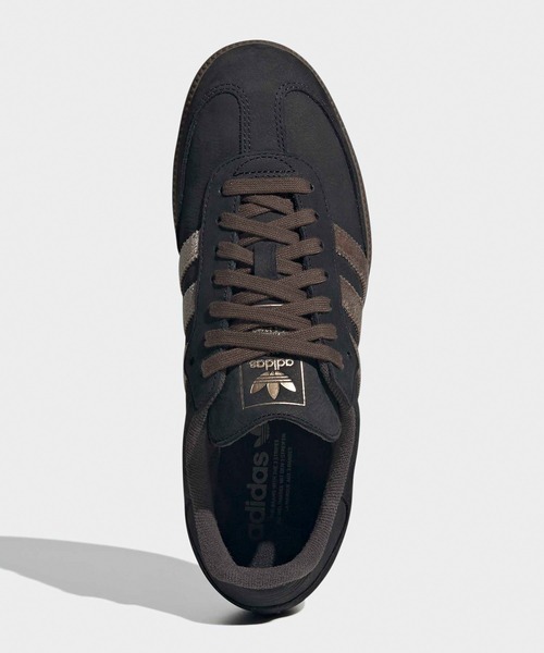 adidas(アディダス)の「adidas/アディダス SAMBA OG サンバ スリーストライプス サイドライン 配色 スニーカー レースアップ フラット メンズ レディース 2026年秋冬 秋物(スニーカー・メンズ・ブラック×グレー・23/24/25/27/28/26.5/27.5/24.5/23.5)」の6枚目の写真