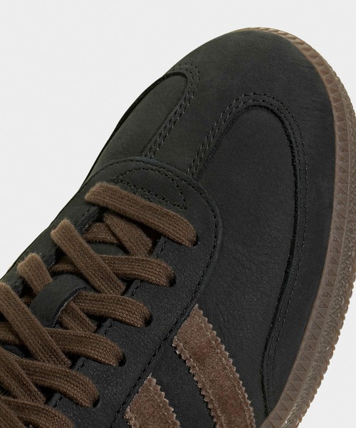 adidas(アディダス)の「adidas/アディダス SAMBA OG サンバ スリーストライプス サイドライン 配色 スニーカー レースアップ フラット メンズ レディース 2026年秋冬 秋物(スニーカー・メンズ・ブラック×グレー・23/24/25/27/28/26.5/27.5/24.5/23.5)」の3枚目の写真