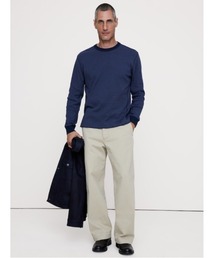 Banana Republic | リブ コットン ロングスリーブ Tシャツ(Tシャツ/カットソー)