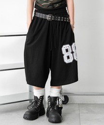 WEGO/【26年春夏新作】ナンバリングカットハーフパンツ
