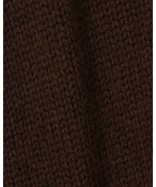 THEENDQUESTION(ジエンドクエスチョン)の「Knit zip-up jumper / BROWN(ニット/セーター・レディース・その他・1/2)」の9枚目の写真