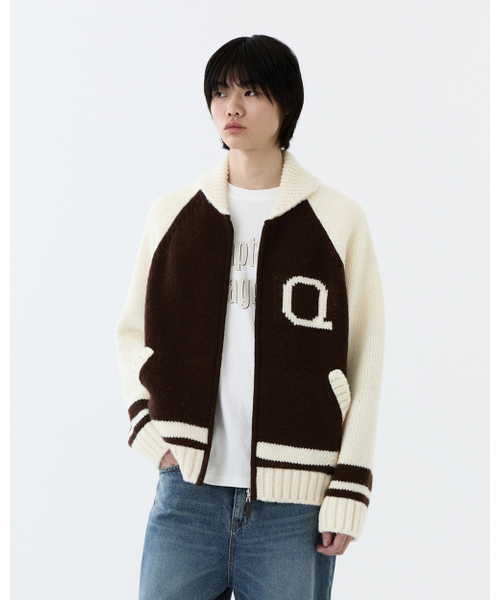 THEENDQUESTION(ジエンドクエスチョン)の「Knit zip-up jumper / BROWN(ニット/セーター・レディース・その他・1/2)」の10枚目の写真