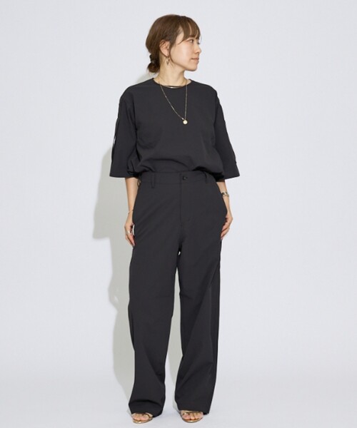 DESIGNWORKS(デザインワークス)の「【一部店舗限定】吸水拡散ワイドパンツ(その他パンツ・レディース・ブラック・38/36)」の11枚目の写真