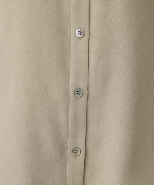 UNTITLED（アンタイトル）の「【セットアップ可/秋羽織り】スエードライクシャツ（シャツ/ブラウス・レディース・キャメル/ライトベージュ・00/02/04/44/48/50）」の11枚目の写真