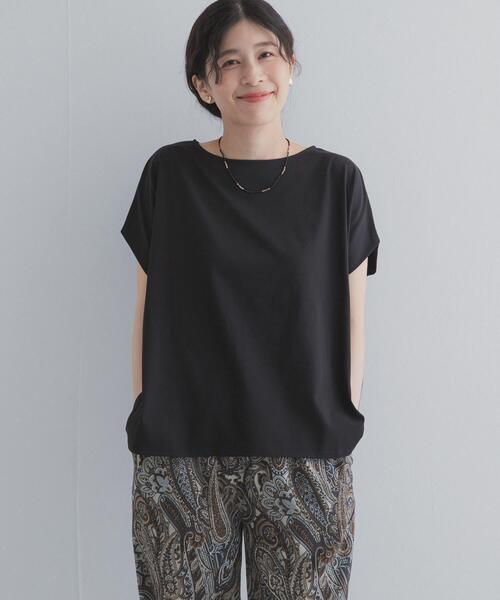 URBAN RESEARCH DOORS(アーバンリサーチドアーズ)の「バックジッププルオーバー(Tシャツ/カットソー・レディース・ブラック/オレンジ/ベージュ系その他・FREE)」の9枚目の写真