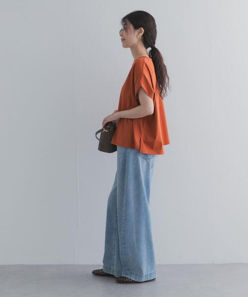 URBAN RESEARCH DOORS(アーバンリサーチドアーズ)の「バックジッププルオーバー(Tシャツ/カットソー・レディース・ブラック/オレンジ/ベージュ系その他・FREE)」の22枚目の写真